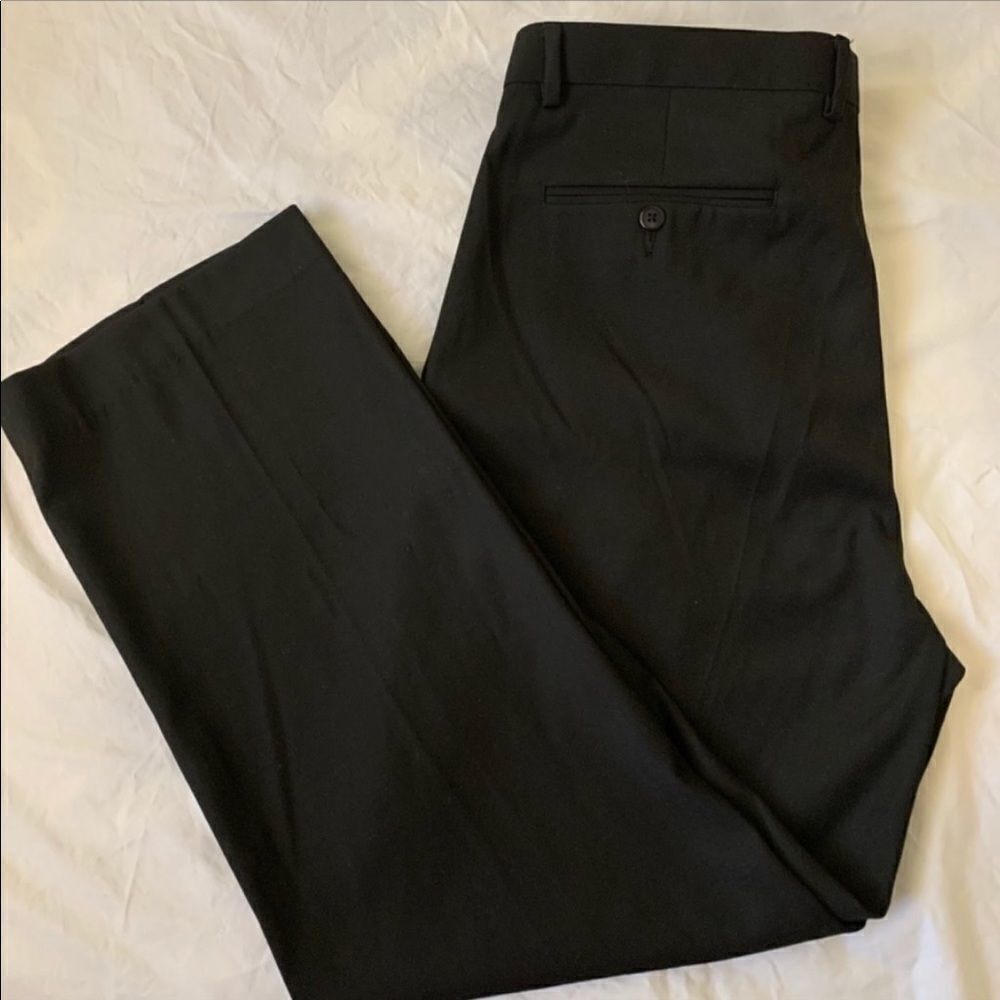 38 x 30 Mens Black Slacks Dress Pants